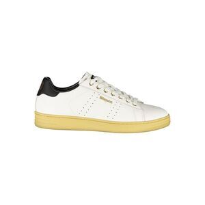 Blauer Leather LaceUp Sneakers Men White